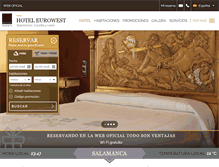 Tablet Screenshot of hoteleurowest.com